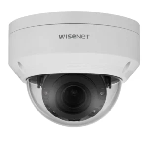 Hanwha Wisenet A series 4MP Weatherproof IP Vandal Dome Security Camera with a 3.3-10.3mm Motorized Varifocal Lens (ANV-L7082R)