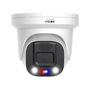 L-Series 4K Ultra HD Weatherproof Active Deterrence 24/7 Color Turret IP Security Camera with a 2.8mm Fixed Lens and Built-in Mic and Speaker (L8T-DT)