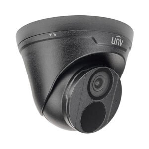 UNV 4MP Dark Grey IP Weatherproof IR Turret Camera with Built-in Mic and 2.8mm Fixed Lens (IPC3614SR-ADF28KM-H-BK)